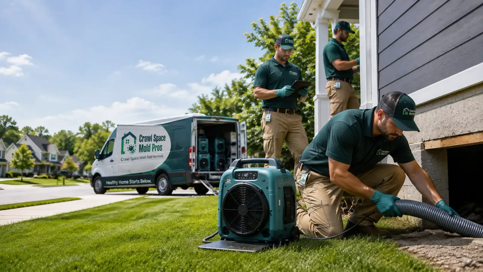 Crawl Space Mold Removal in Ashland, IL